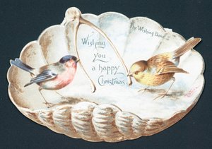 El hueso de los deseos, pájaros en concha de almeja