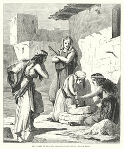 Las mujeres de Caldea reducidas a servidumbre, Isaías XLVII