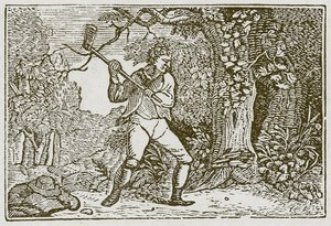 El bosque y el payaso (grabado) de English School