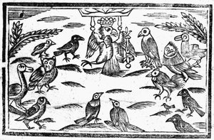 Los coristas del bosque o La armonía de los pájaros, una ilustración de 