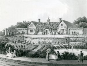 La Casa de Trabajo (grabado) de English School