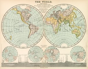 El mundo (litografía en color) de English School