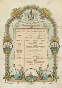 Cena de verano de la Compañía de Constructores de Barcos de English School