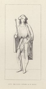 El joven Rafael como San Roque de English School