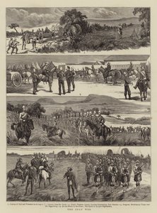 La Guerra Zulú (grabado) de English School