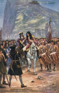 La adquisición de Gibraltar por los británicos, 1704 de English School