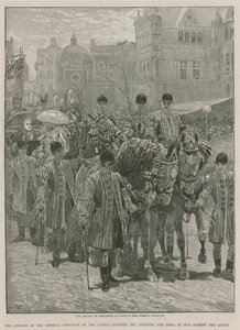 La llegada de la Reina en Estado al Instituto Imperial de English School