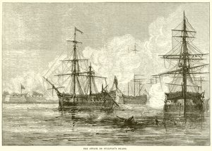 El ataque a la Isla de Sullivan de English School