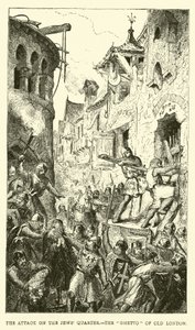 El ataque al Barrio Judío, el Ghetto del Viejo Londres de English School
