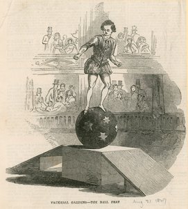 La hazaña del baile, Jardines de Vauxhall, Londres de English School
