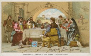 La escena del banquete de La fierecilla domada de Shakespeare
