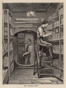 La sala de baterías