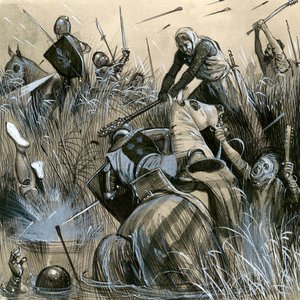 La batalla de Courtrai de English School