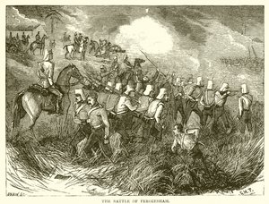La batalla de Ferozeshah (1845)