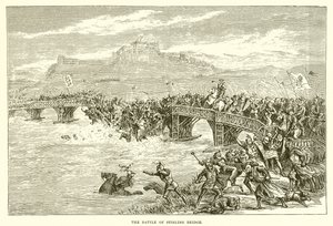 La batalla del puente de Stirling de English School