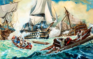 La batalla de Trafalgar de English School