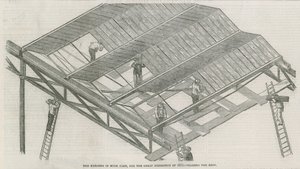 El edificio en Hyde Park, Londres, para la Gran Exposición de 1851