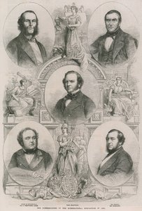 Los comisionados de la Exposición Internacional de 1862 de English School