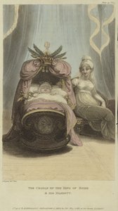 La cuna del Rey de Roma y Su Majestad de English School