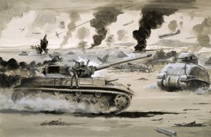 La derrota del Afrika Corps en El Alamein