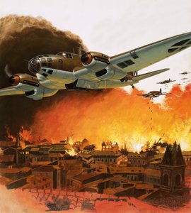 La destrucción de Guernica durante la Guerra Civil Española