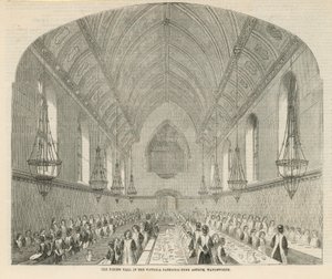 El comedor en el Asilo del Fondo Patriótico Victoria de English School