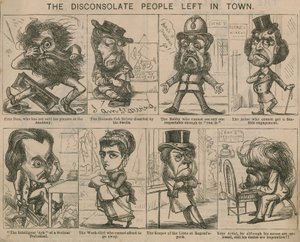 La gente desconsolada en la ciudad