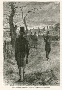 El duelo entre el Duque de Wellington y el Conde de Winchelsea de English School