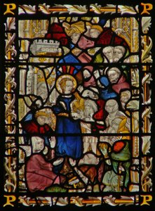 La ventana este que representa a Santa Isabel de Hungría de English School