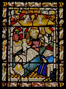 La ventana este que representa la Natividad de English School