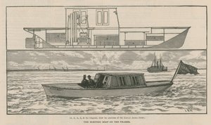 El barco eléctrico en el Támesis de English School