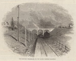 El telégrafo eléctrico en el Ferrocarril del Suroeste