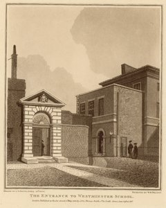 La entrada a la Escuela de Westminster de English School