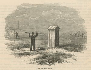 La señal de escape en los cascos de Woolwich