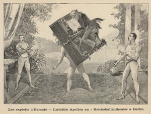 Las hazañas de Hércules - el atlético Apollon en el Teatro Reichshallen, Berlín de English School