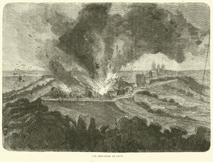 La explosión en Laon, septiembre 1870 de English School