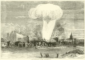 La explosión en la avenida Rapp, abril 1871 de English School