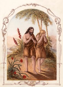 La expulsión de Adán y Eva del Jardín del Edén de English School