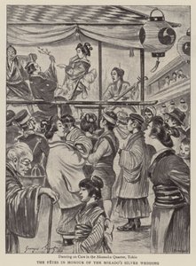 Las fiestas en honor de las bodas de plata del Mikado