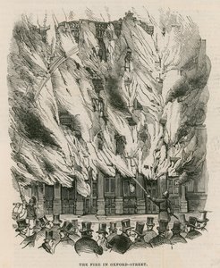 El incendio en Oxford Street, Londres