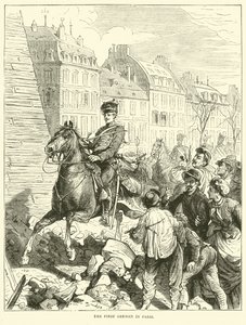 El primer alemán en París, febrero 1871