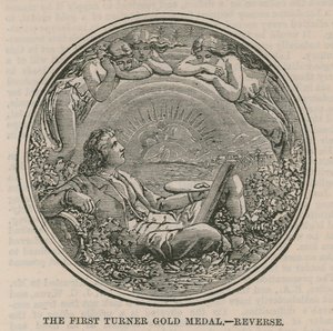 La primera Medalla de Oro Turner (reverso)