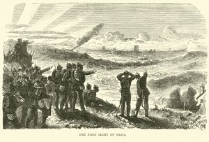 La primera vista de París, septiembre 1870 de English School