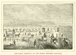 El primer terminal del Gran Ferrocarril del Oeste de English School