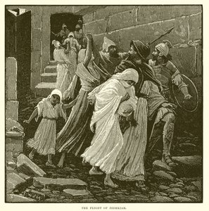 La huida de Sedequías de English School