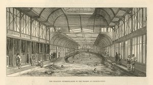El baño flotante en el Támesis en Charing Cross