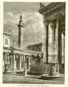 El foro y la columna de Trajano de English School