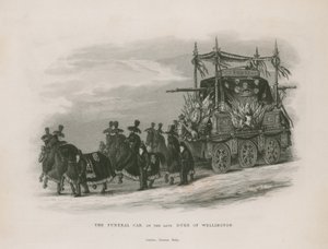 El coche fúnebre del difunto Duque de Wellington de English School