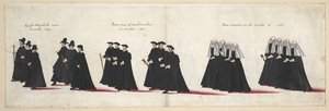El cortejo fúnebre de la reina Isabel I a la Abadía de Westminster, 28 de abril de 1603 de English School