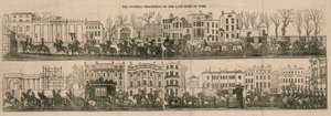 El cortejo fúnebre del difunto Duque de York de English School